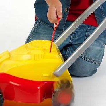 Dečije radionice i alati: Dečija igračka – kosačica za travu - Realističan dizajn sa ručkom za — 9