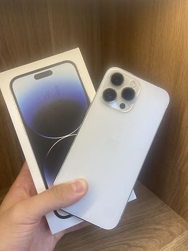 aifon 12 pro max: IPhone 14 Pro Max, Б/у, 256 ГБ, Белый, Коробка, 82 % — 1