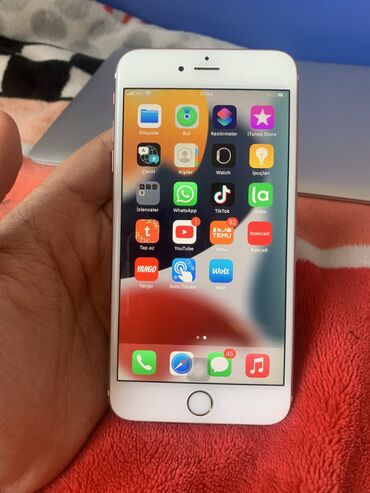 6s plus: IPhone 6s Plus, 16 GB, Desert Titanium, Simsiz şarj