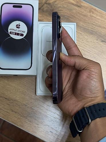 Техника и электроника: IPhone 14 Pro, 256 ГБ, Deep Purple, Гарантия, Кредит, Беспроводная зарядка — 3