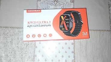 t800 ultra 2: KEQIWEAR KW23 Ultra 3 çoxfunksiyalı ağıllı saat Xüsusiyyətlər: - — 1