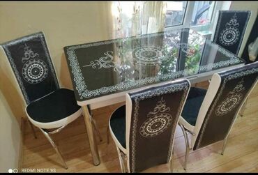 saloglu mebel stol stul: Mətbəx üçün, Qonaq otağı üçün, Yeni, Açılan, Dördbucaq masa, 4 stul, Türkiyə