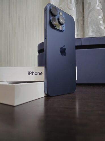 Apple iPhone: IPhone 15 Pro Max, Новый, 256 ГБ, Blue Titanium, Зарядное устройство, Чехол, Кабель, 87 % — 5
