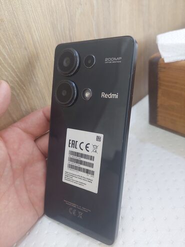 Redmi: Redmi, Redmi Note 13 Pro, Б/у, 256 ГБ, цвет - Черный, 1 SIM, 2 SIM, eSIM