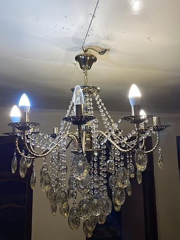 lustr: Çılçıraq, 10 və daha çox lampa, Metal — 7