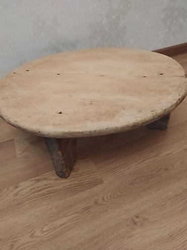 kanputer masasi: Taxta aşağı masa/podstavka - Material: kütükdən yonulmuş təbii ağac - — 1