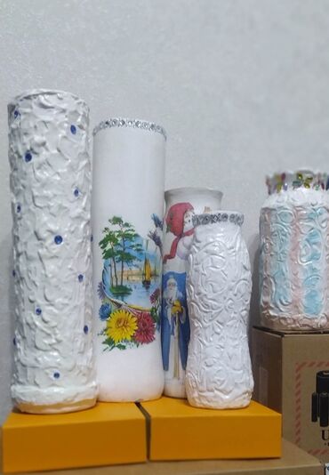 упаковка на дому: Подарочные вазы от 200-500 сом +упаковка
