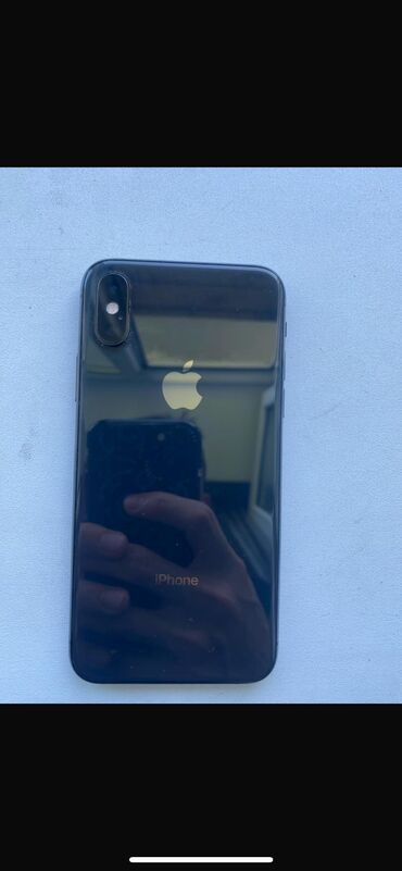 Apple iPhone: IPhone Xs, Б/у, 256 ГБ, Черный, Защитное стекло, Чехол, 100 %