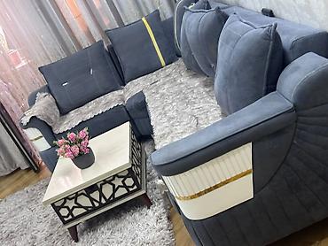 masa dəst: Uqlavoy divan acilir baza var teze kimidi olcu 2x3 qiymet 600 azn — 2