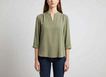 bluzki z dużym dekoltem plus size: Chico's, Жіноча блуза, розмір XS