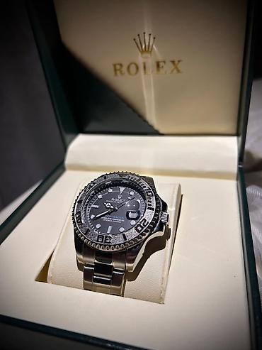 Aksesuarlar: Yeni, Qol saatı, Rolex, rəng - Qara — 8