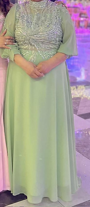 Donlar: Zərif ziyafət/nişan/libas - Rəng: pastel açıq yaşıl (mint) - Ölçü — 1