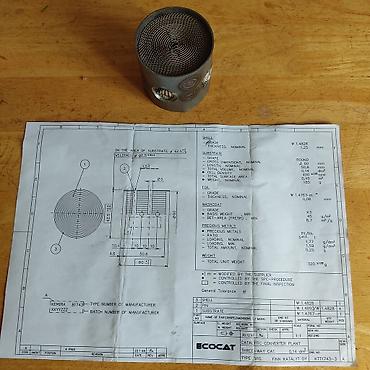 step rf3: Каталитические блоки ECOCAT для выхлопной системы. На фото — 5