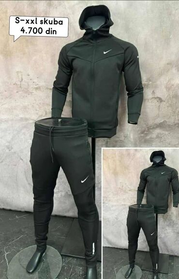 Trenerke: Komplet, 2XL, 3XL, L, Nike, bоја - Šareno, Pamuk — 3