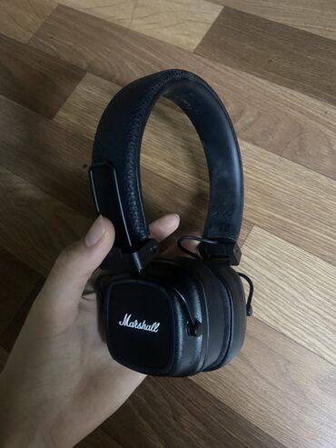 наушники marshall monitor bluetooth black: Накладные, Marshall, Новый, Проводные, Классические