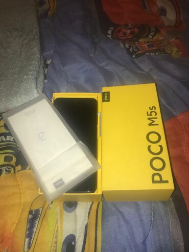 Poco: Poco M5s, 128 GB, rəng - Qara, Barmaq izi, Face ID