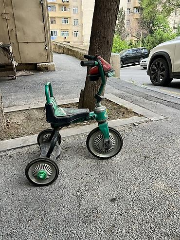 balaca velosiped: Uşaq üçtəkəri – “Rambo” modeli - Rəng: yaşıl/qara - 3 təkərli sabit — 2