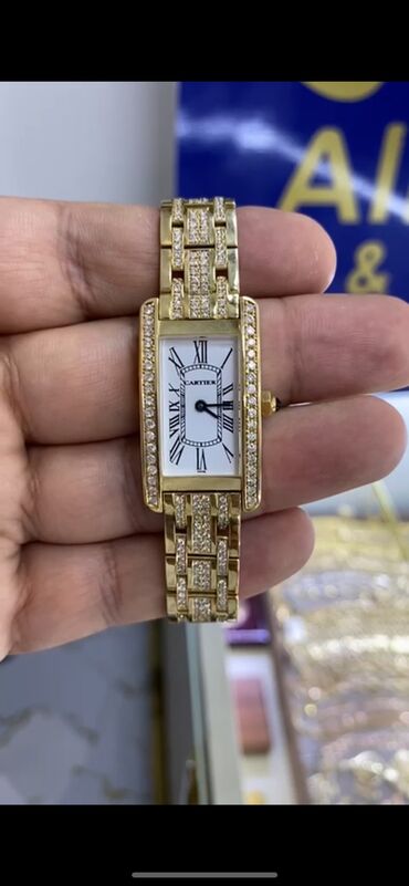 cartier baku qiymetler: Новый, Наручные часы, Cartier, цвет - Золотой