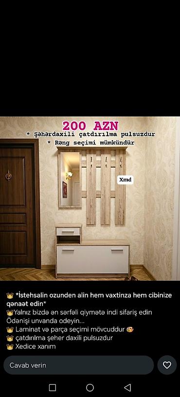 divar guzguleri: Dəhliz üçün müasir mebel dəstləri Model variantları və ölçülər: - — 2