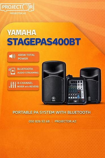 audio mikser: Yeni Yamaha Kolonka, Növ - Portativ, rəng - Qara — 1