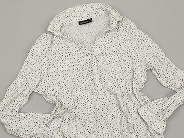 białe bluzki bawełniane z długim rękawem: Bluzka Damska, Janina, M, stan - Bardzo dobry