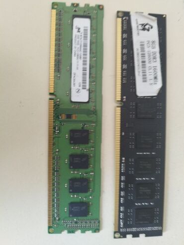 ddr3: Operativ yaddaş (RAM) 8 GB, 1600 Mhz, DDR3, PC üçün, Yeni