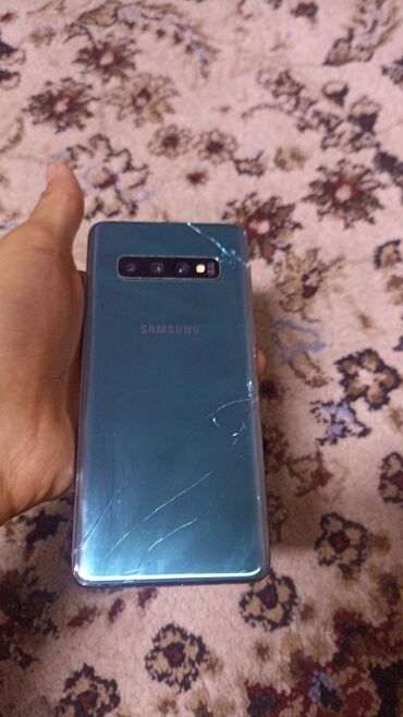 телефон самсунг 53: Samsung Galaxy S10, Б/у, 128 ГБ, цвет - Зеленый, 2 SIM