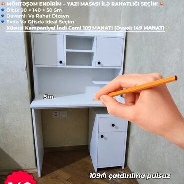 detski mebel: Oğlan və qız üçün, Yeni, Yazı masası