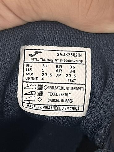 гандом: Кроссовки Joma для зала (футзал/индор) - Размер: EU 37 (US 5, UK 4 — 3