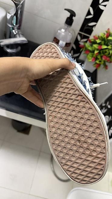 Кроссовки и спортивная обувь: Denim naxışlı kişi/qadın krossovkaları - Model: skate tərzi, aşağı — 3