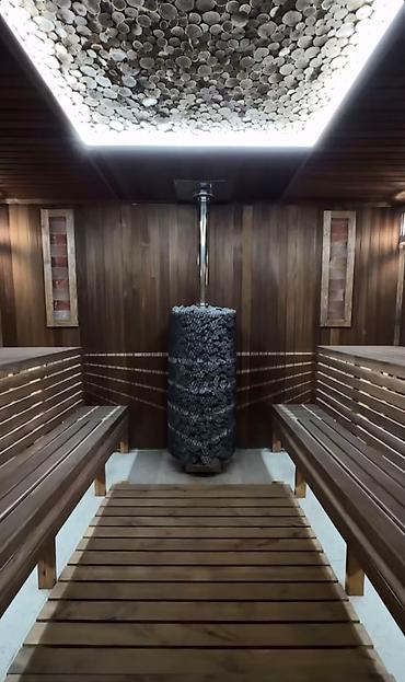 коврик для душа: Банно-спа комплекс для участка/дома: парная, купель и уличные качели — 3