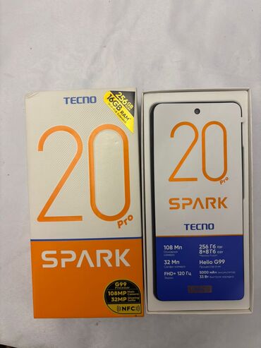 Tecno: Tecno Spark 20 Pro, 256 GB, rəng - Qara, Sənədlərlə — 2