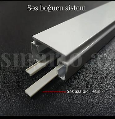 Pərdə və jalüz: Ağıllı motorlu pərdə karnizi. 🎛️Pərdələr pultla, səslə və smartfonla — 9