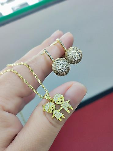 Серебряные серьги: Серебро Италия Серебряный Серьги+ Цепочка с подвеской Цена 4500сом — 5