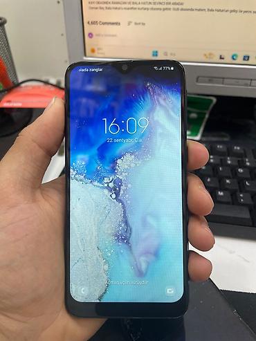 Samsung Galaxy A40, 64 GB, rəng - Mavi, Sensor, Barmaq izi