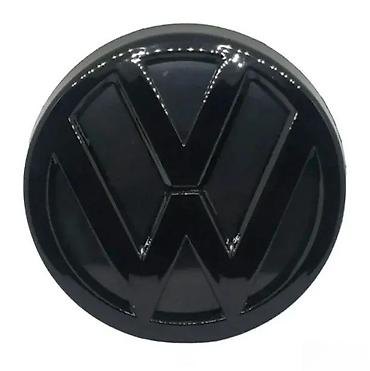 Tuning oprema: Crne VW značke/emblemi – set - Dizajn: sjajna crna završna obrada — 6