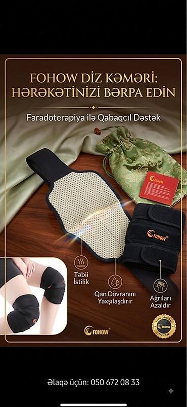 Ортезы: Fohow Faradoterapevtik Diz Kəmərinin Əsas Faydaları: Təbii — 5