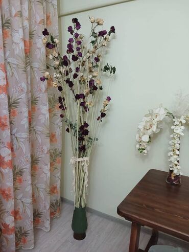 украшения для аквариума: Декоративная напольная композиция (высота 2м) из сухоцветов в