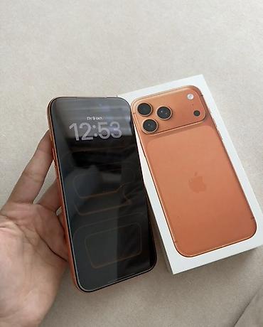 продажа iphone 17: IPhone 17 Pro Max, Б/у, 256 ГБ, Оранжевый, Коробка, 96 % — 4
