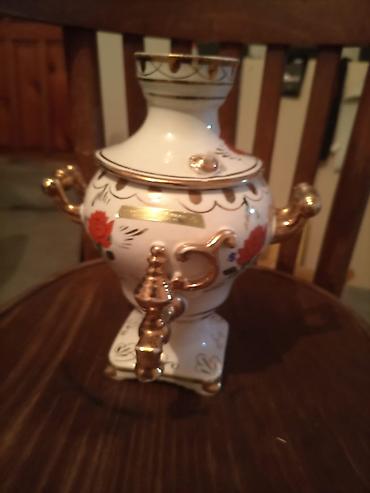 somavar: Porselen mini samovar – dekorativ kolleksiya nümunəsi - Material — 4