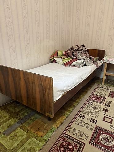 Односпальные кровати: Односпальная кровать, Б/у, С матрасом, длина - 195 см — 7
