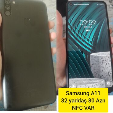 Samsung: Samsung Galaxy A50, 32 GB, rəng - Qara, Barmaq izi, İki sim kartlı