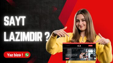 разработка и внедрение программного обеспечения: Veb saytların hazırlanması