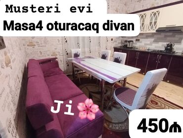 metbex stol stulları qiymetleri: 🇹🇷Turkiye istehsali. Metbex masa desti Masa 4 oturacaq divan Masa
