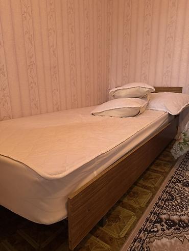 Односпальные кровати: Односпальная кровать, Б/у, С матрасом, длина - 195 см — 5