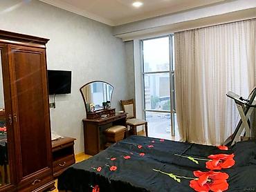 kiraye menzil: İcarəyə verilir 4 otaqlı yeni tikili 170 m², Nizami m. 1 800 AZN/ay 4 — 3
