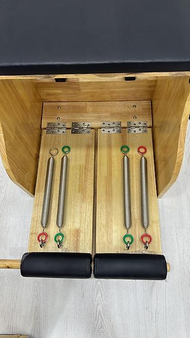 Turniklər və bruslar: Pilates Chair (Wunda Chair) və Pilates Barrel dəsti - Material — 3