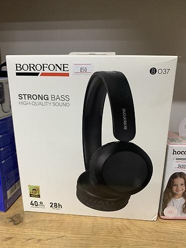 Наушники BOROFONE B037 - Тип: полноразмерные беспроводные - Звук