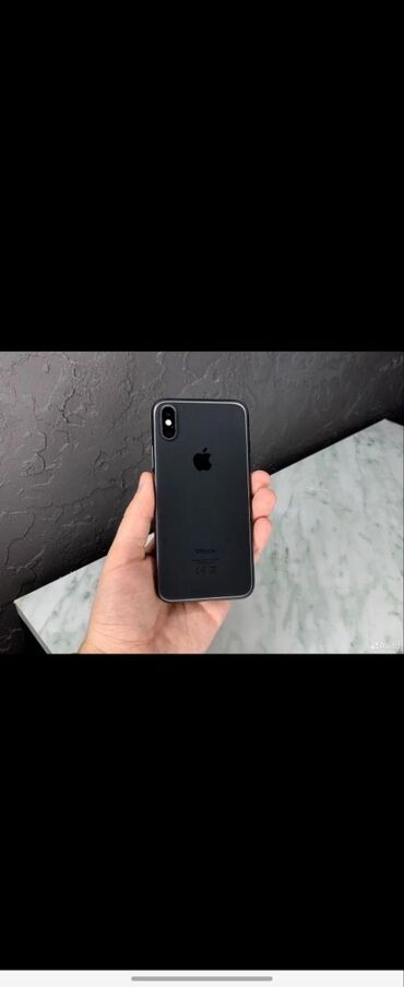 Apple iPhone: IPhone X, Б/у, 256 ГБ, Jet Black, Наушники, Зарядное устройство, Защитное стекло, 100 %