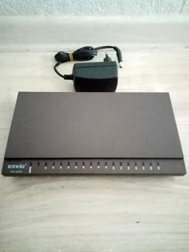 кабель для видеонаблюдения: 16-port коммутатор Tenda TEH160SK Fast Ethernet 100Mbps подойдёт для